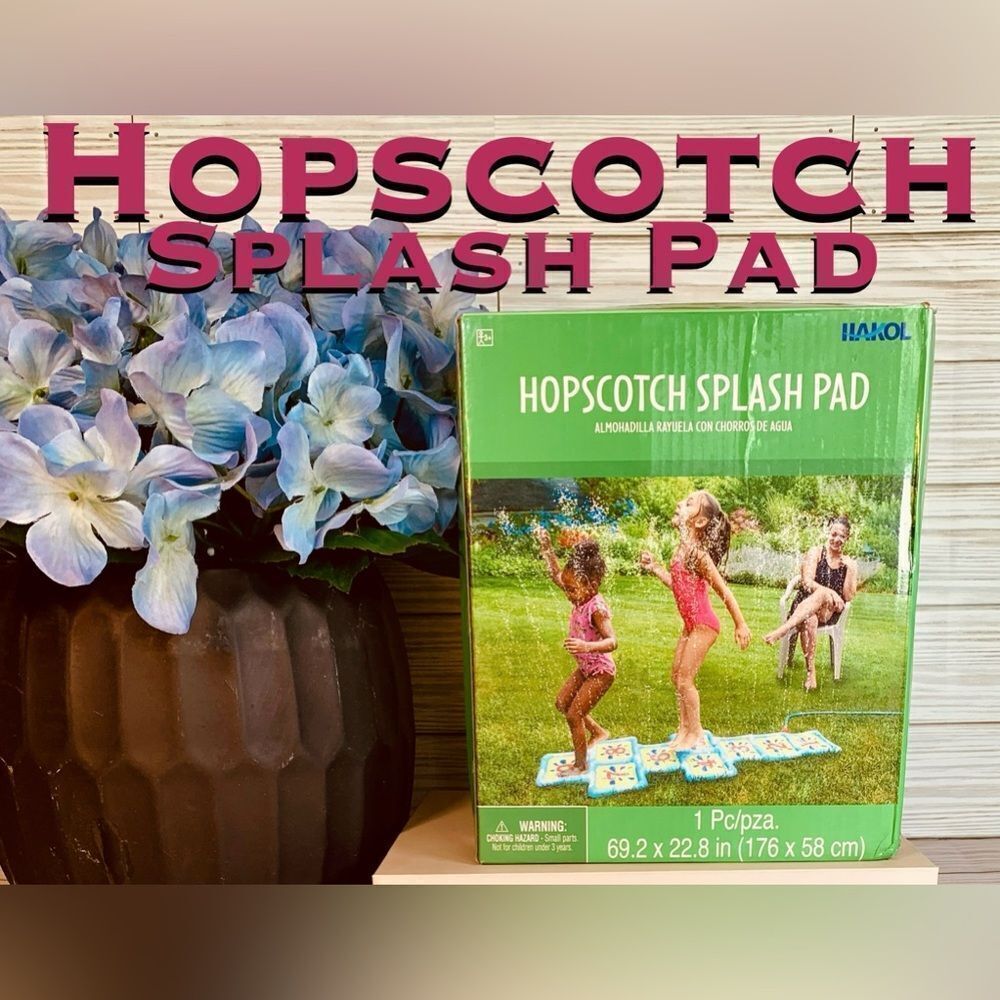 Hopscotch Splash Pad By Hakol Sprinkler & Hopscotch in one!